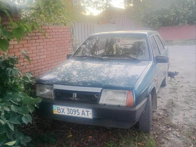 Зелений ВАЗ 21099, об'ємом двигуна 1.5 л та пробігом 2 тис. км за 1100 $, фото 1 на Automoto.ua