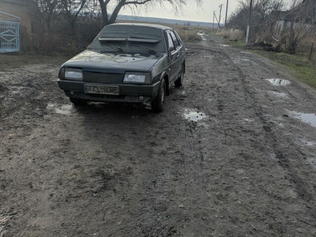 Зеленый ВАЗ 21099, объемом двигателя 1.5 л и пробегом 1000 тыс. км за 410 $, фото 1 на Automoto.ua