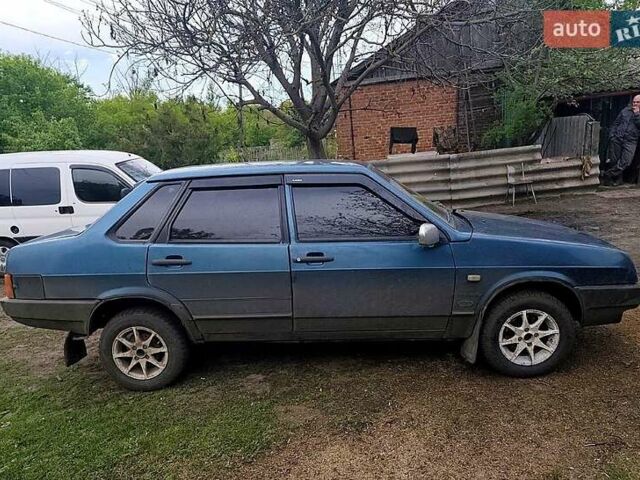 Зеленый ВАЗ 21099, объемом двигателя 1.5 л и пробегом 368 тыс. км за 1180 $, фото 1 на Automoto.ua