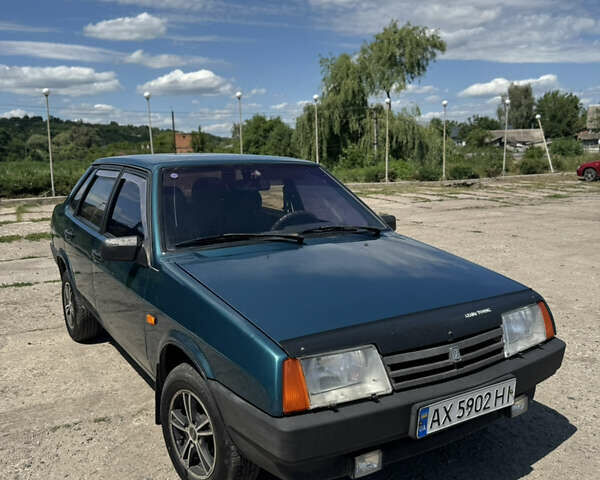 Зелений ВАЗ 21099, об'ємом двигуна 1.5 л та пробігом 252 тис. км за 1200 $, фото 1 на Automoto.ua