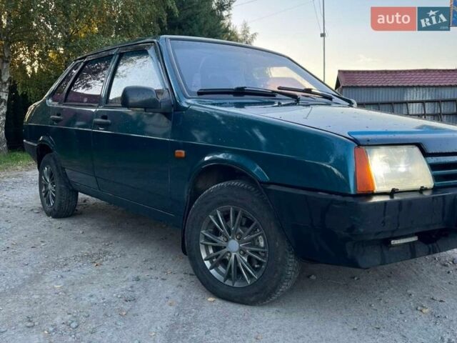 Зелений ВАЗ 21099, об'ємом двигуна 1.46 л та пробігом 296 тис. км за 1200 $, фото 1 на Automoto.ua