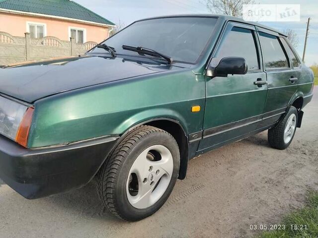 Зелений ВАЗ 21099, об'ємом двигуна 1.5 л та пробігом 472 тис. км за 1500 $, фото 1 на Automoto.ua