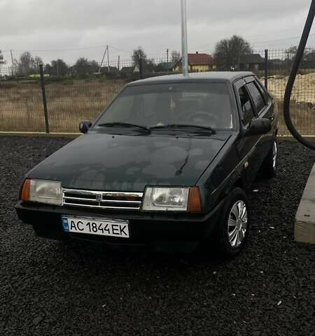 Зеленый ВАЗ 21099, объемом двигателя 1.5 л и пробегом 180 тыс. км за 1450 $, фото 1 на Automoto.ua