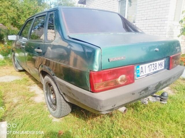 Зелений ВАЗ 21099, об'ємом двигуна 1.5 л та пробігом 200 тис. км за 801 $, фото 1 на Automoto.ua