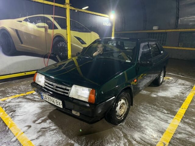 Зеленый ВАЗ 21099, объемом двигателя 1.5 л и пробегом 170 тыс. км за 1306 $, фото 1 на Automoto.ua