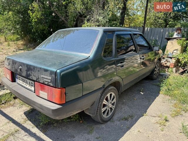 Зеленый ВАЗ 21099, объемом двигателя 1.5 л и пробегом 150 тыс. км за 700 $, фото 1 на Automoto.ua