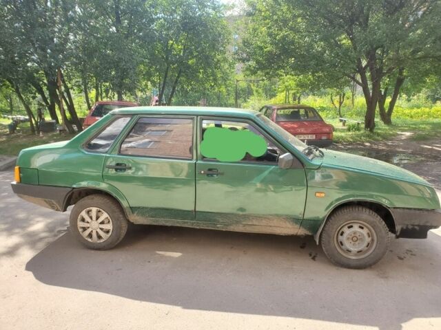 Зеленый ВАЗ 21099, объемом двигателя 0 л и пробегом 90 тыс. км за 1100 $, фото 1 на Automoto.ua