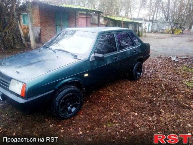 Зелений ВАЗ 21099, об'ємом двигуна 1.5 л та пробігом 260 тис. км за 1100 $, фото 1 на Automoto.ua
