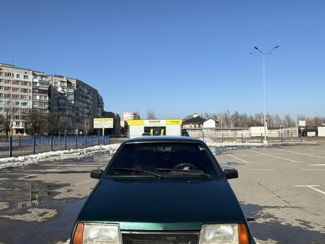 Зеленый ВАЗ 21099, объемом двигателя 1.5 л и пробегом 200 тыс. км за 1050 $, фото 1 на Automoto.ua