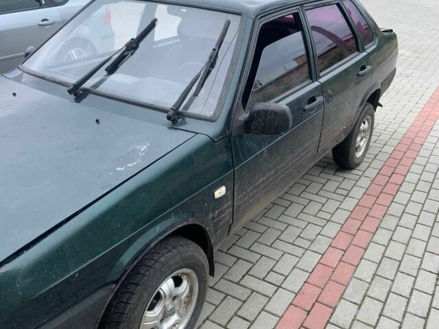Зеленый ВАЗ 21099, объемом двигателя 1.5 л и пробегом 151 тыс. км за 562 $, фото 1 на Automoto.ua