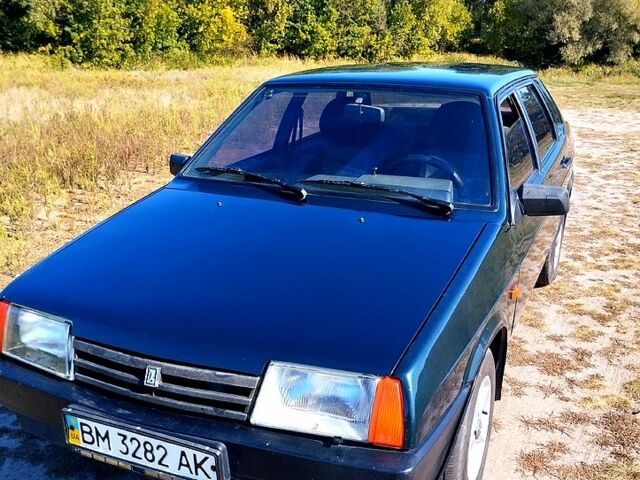Зеленый ВАЗ 21099, объемом двигателя 1.5 л и пробегом 180 тыс. км за 1500 $, фото 1 на Automoto.ua
