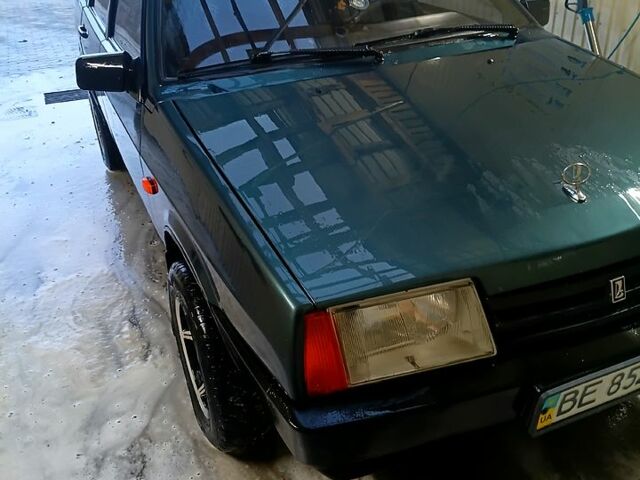 Зеленый ВАЗ 21099, объемом двигателя 1.5 л и пробегом 55 тыс. км за 1900 $, фото 1 на Automoto.ua