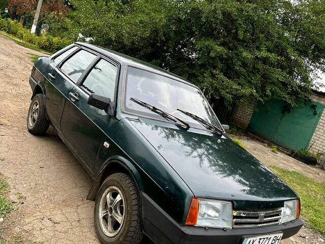 Зеленый ВАЗ 21099, объемом двигателя 1.5 л и пробегом 45 тыс. км за 1150 $, фото 1 на Automoto.ua