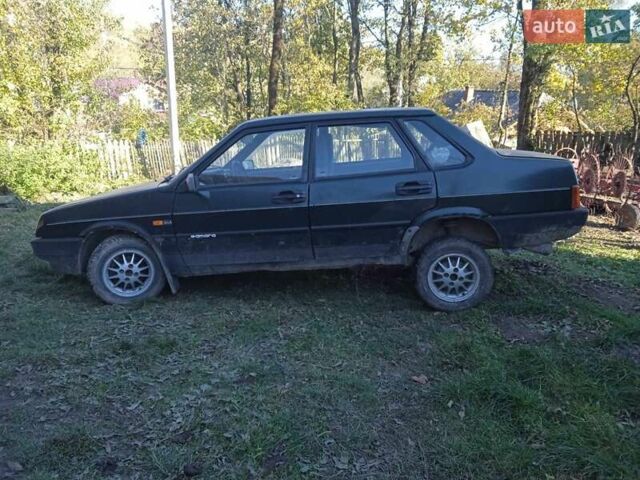 Зеленый ВАЗ 21099, объемом двигателя 1.5 л и пробегом 263 тыс. км за 1200 $, фото 1 на Automoto.ua