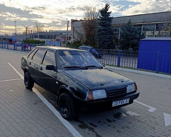 Зеленый ВАЗ 21099, объемом двигателя 1.6 л и пробегом 77 тыс. км за 1100 $, фото 1 на Automoto.ua