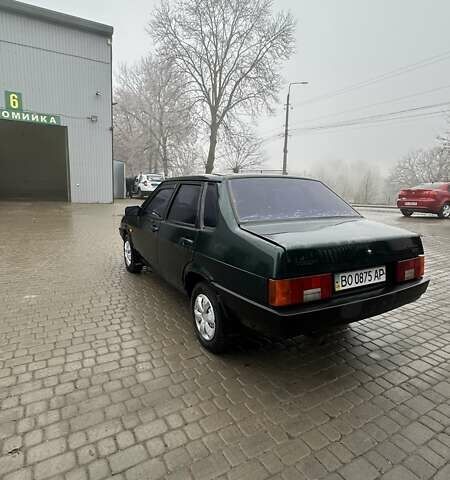 Зеленый ВАЗ 21099, объемом двигателя 1.5 л и пробегом 255 тыс. км за 1500 $, фото 1 на Automoto.ua