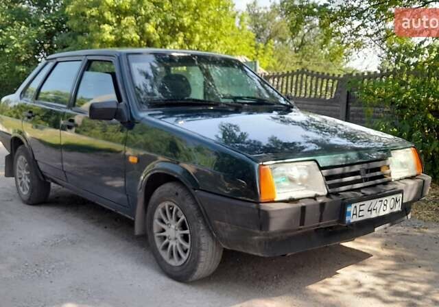 Зеленый ВАЗ 21099, объемом двигателя 1.6 л и пробегом 212 тыс. км за 2250 $, фото 1 на Automoto.ua