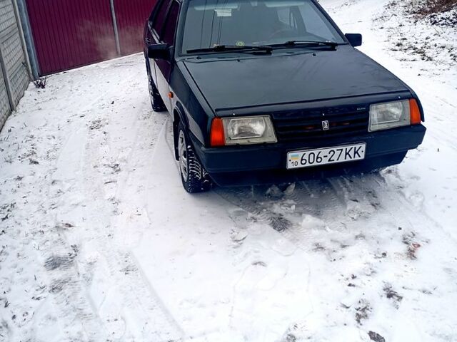 Зелений ВАЗ 21099, об'ємом двигуна 1.5 л та пробігом 177 тис. км за 1200 $, фото 1 на Automoto.ua