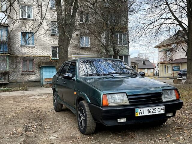 Зеленый ВАЗ 21099, объемом двигателя 1.6 л и пробегом 10 тыс. км за 1200 $, фото 1 на Automoto.ua