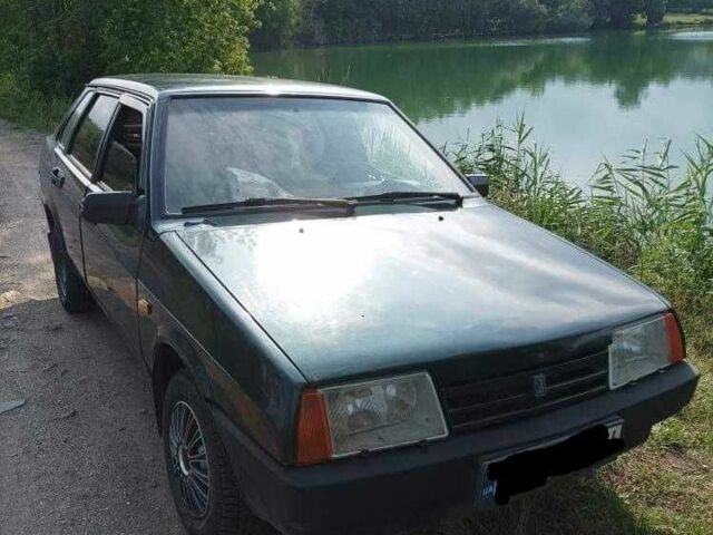 Зелений ВАЗ 21099, об'ємом двигуна 1.5 л та пробігом 172 тис. км за 1900 $, фото 1 на Automoto.ua