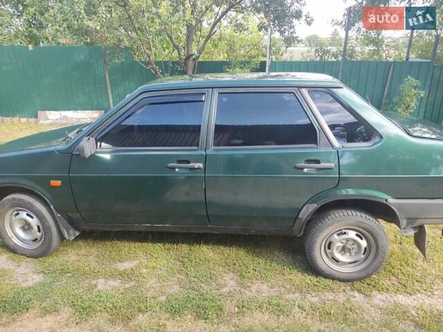Зелений ВАЗ 21099, об'ємом двигуна 1.6 л та пробігом 156 тис. км за 1800 $, фото 1 на Automoto.ua