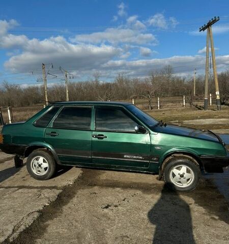 Зелений ВАЗ 21099, об'ємом двигуна 1.5 л та пробігом 40 тис. км за 1700 $, фото 1 на Automoto.ua
