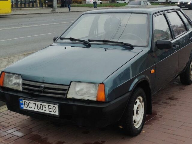 Зеленый ВАЗ 21099, объемом двигателя 1.5 л и пробегом 355 тыс. км за 1700 $, фото 1 на Automoto.ua