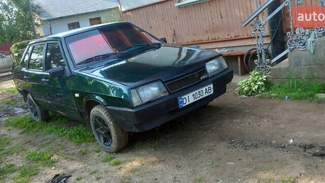 Зеленый ВАЗ 21099, объемом двигателя 1.6 л и пробегом 63 тыс. км за 800 $, фото 1 на Automoto.ua