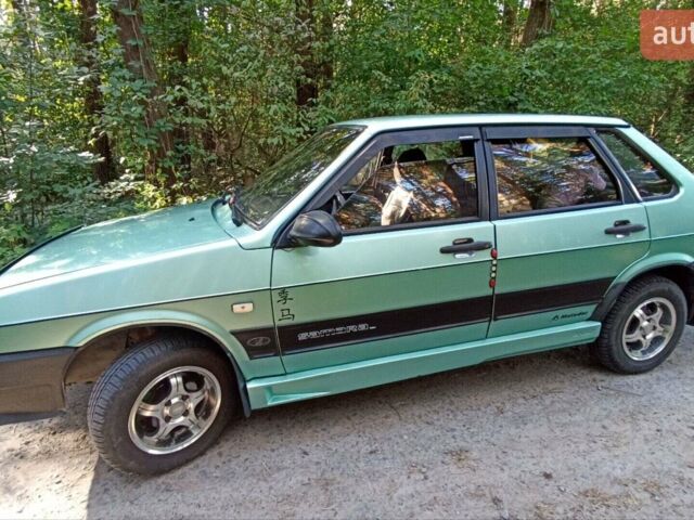 Зеленый ВАЗ 21099, объемом двигателя 1.5 л и пробегом 250 тыс. км за 1500 $, фото 1 на Automoto.ua