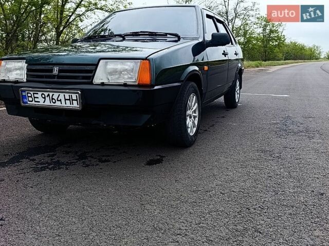 Зеленый ВАЗ 21099, объемом двигателя 1.5 л и пробегом 151 тыс. км за 1800 $, фото 1 на Automoto.ua