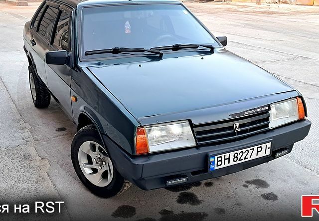 Зеленый ВАЗ 21099, объемом двигателя 1.5 л и пробегом 100 тыс. км за 1600 $, фото 1 на Automoto.ua