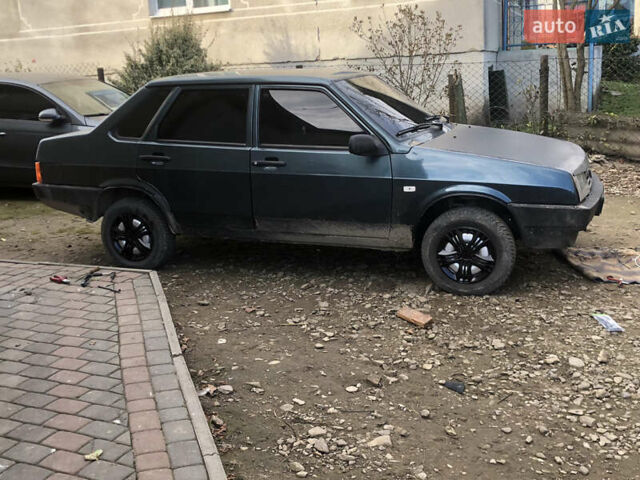 Зеленый ВАЗ 21099, объемом двигателя 1.5 л и пробегом 98 тыс. км за 1050 $, фото 1 на Automoto.ua