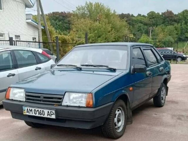 Зелений ВАЗ 21099, об'ємом двигуна 1.6 л та пробігом 146 тис. км за 1200 $, фото 1 на Automoto.ua