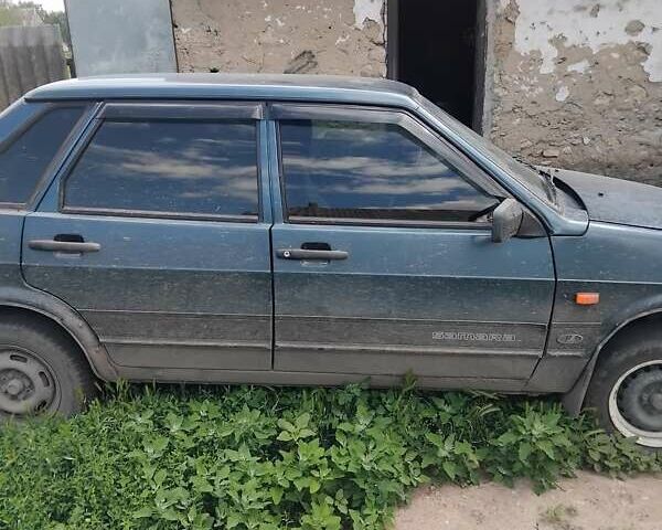 Зеленый ВАЗ 21099, объемом двигателя 1.5 л и пробегом 93 тыс. км за 1800 $, фото 1 на Automoto.ua