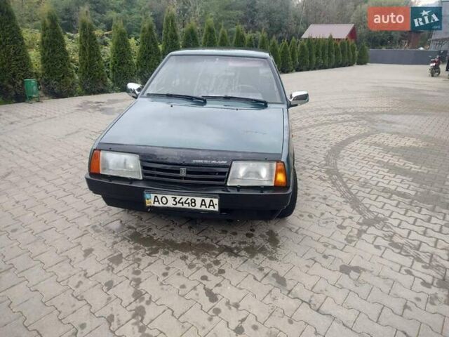 Зеленый ВАЗ 21099, объемом двигателя 0.15 л и пробегом 95 тыс. км за 1300 $, фото 1 на Automoto.ua