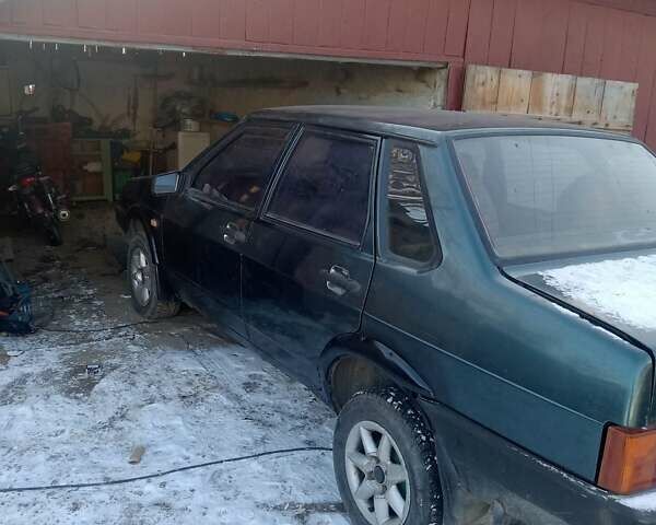 Зелений ВАЗ 21099, об'ємом двигуна 1.5 л та пробігом 122 тис. км за 700 $, фото 1 на Automoto.ua