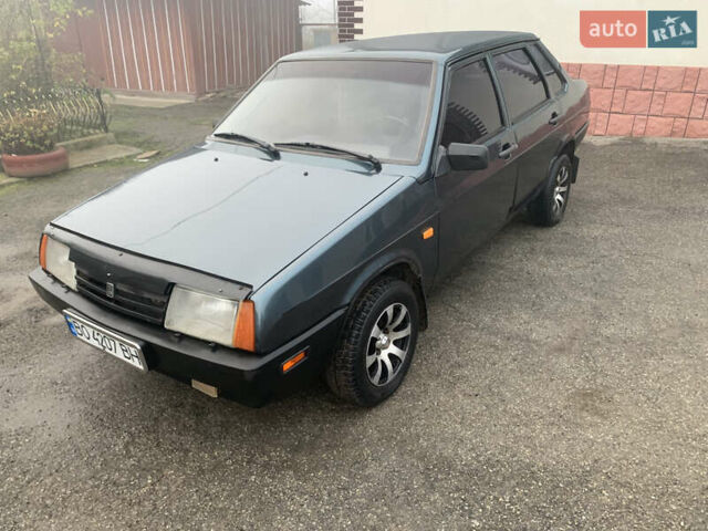 Зеленый ВАЗ 21099, объемом двигателя 1.5 л и пробегом 225 тыс. км за 1350 $, фото 1 на Automoto.ua