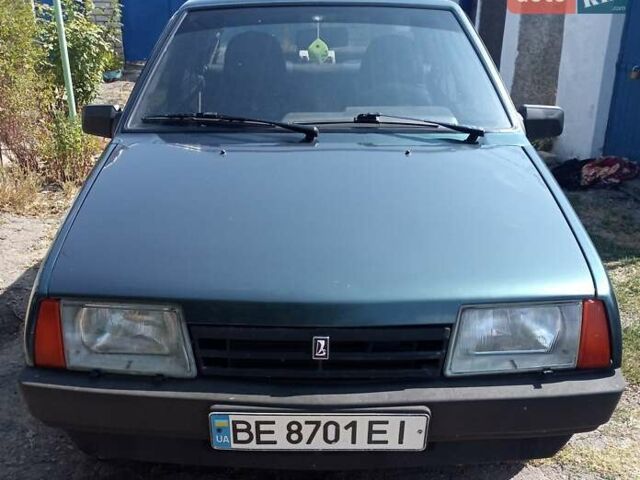 Зеленый ВАЗ 21099, объемом двигателя 1.5 л и пробегом 166 тыс. км за 2000 $, фото 1 на Automoto.ua