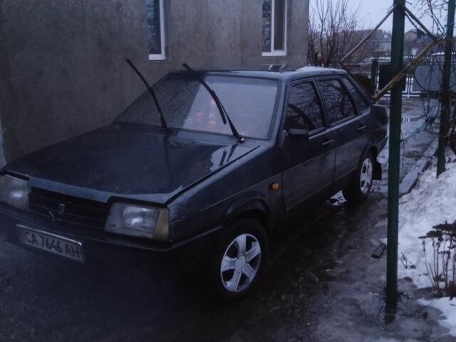 Зелений ВАЗ 21099, об'ємом двигуна 1.5 л та пробігом 120 тис. км за 627 $, фото 1 на Automoto.ua