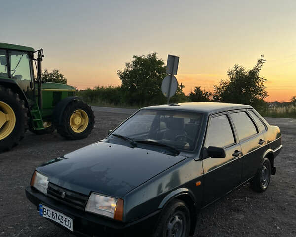 Зеленый ВАЗ 21099, объемом двигателя 1.5 л и пробегом 150 тыс. км за 1450 $, фото 1 на Automoto.ua