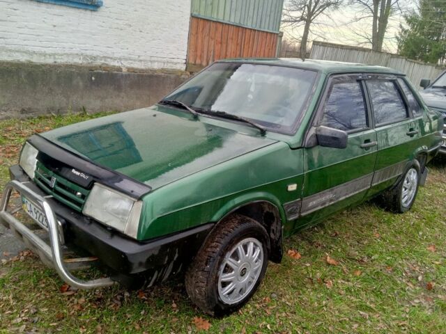 Зеленый ВАЗ 21099, объемом двигателя 1.5 л и пробегом 3 тыс. км за 833 $, фото 1 на Automoto.ua