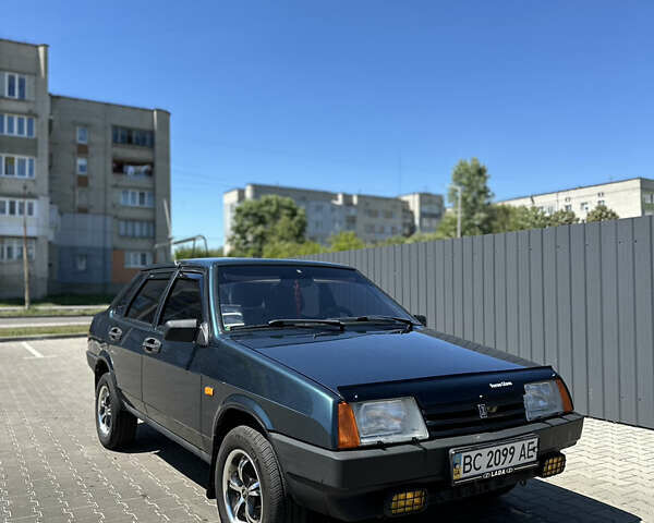 Зеленый ВАЗ 21099, объемом двигателя 1.5 л и пробегом 13 тыс. км за 3999 $, фото 1 на Automoto.ua
