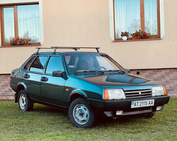 Зеленый ВАЗ 21099, объемом двигателя 1.6 л и пробегом 190 тыс. км за 1450 $, фото 1 на Automoto.ua