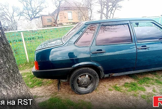 Зелений ВАЗ 21099, об'ємом двигуна 1.5 л та пробігом 200 тис. км за 1500 $, фото 1 на Automoto.ua