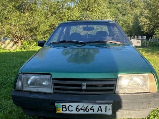 Зеленый ВАЗ 21099, объемом двигателя 1.5 л и пробегом 280 тыс. км за 800 $, фото 1 на Automoto.ua