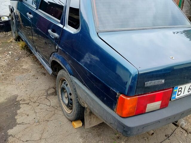 Зеленый ВАЗ 21099, объемом двигателя 1.5 л и пробегом 250 тыс. км за 1000 $, фото 1 на Automoto.ua