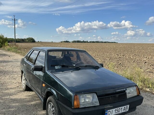 Зеленый ВАЗ 21099, объемом двигателя 1.5 л и пробегом 1 тыс. км за 902 $, фото 1 на Automoto.ua