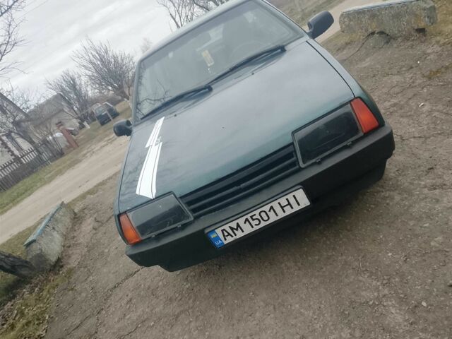 Зелений ВАЗ 21099, об'ємом двигуна 1.5 л та пробігом 222 тис. км за 1400 $, фото 1 на Automoto.ua