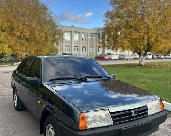 Зеленый ВАЗ 21099, объемом двигателя 1.6 л и пробегом 120 тыс. км за 1900 $, фото 1 на Automoto.ua