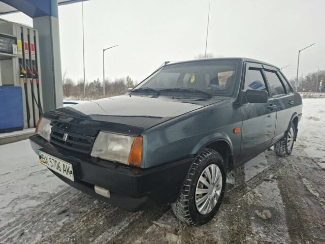 Зеленый ВАЗ 21099, объемом двигателя 1.5 л и пробегом 238 тыс. км за 1350 $, фото 1 на Automoto.ua